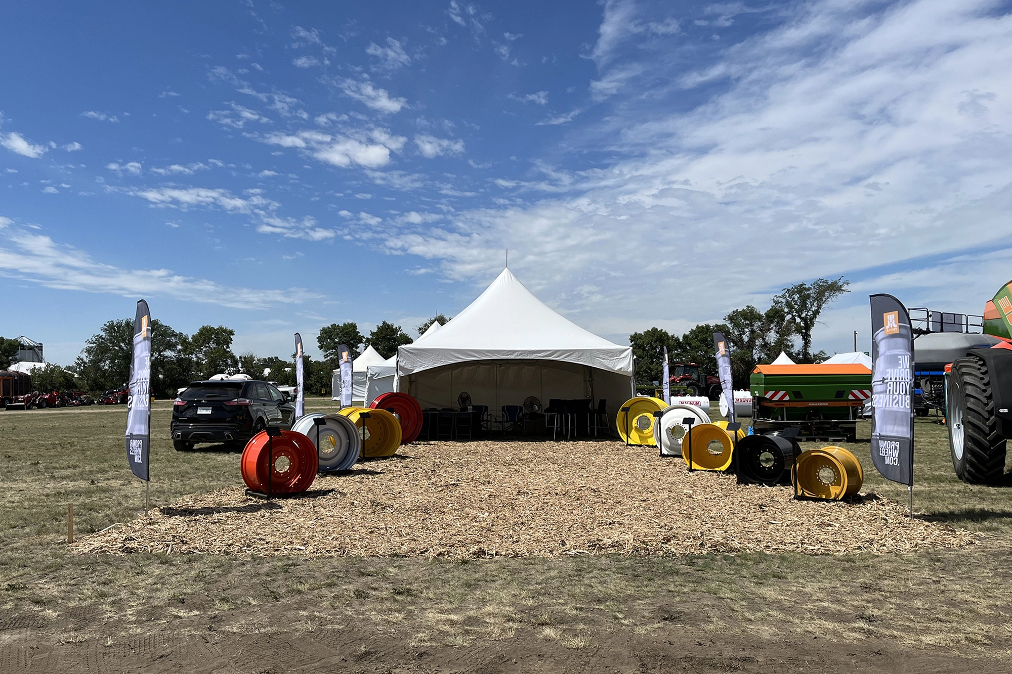 Pronar Wheels stand at Ag in Motion 2022 in Canada