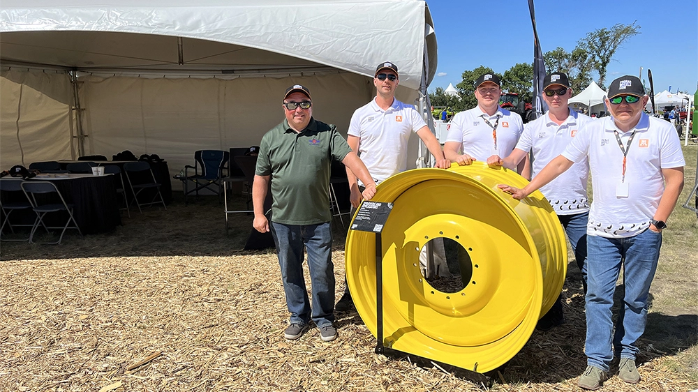 Pronar Wheels sales team at Ag in Motion 2022 in Canada